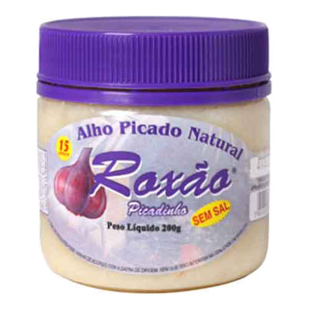 Alho Picado Natural Roxão 200G