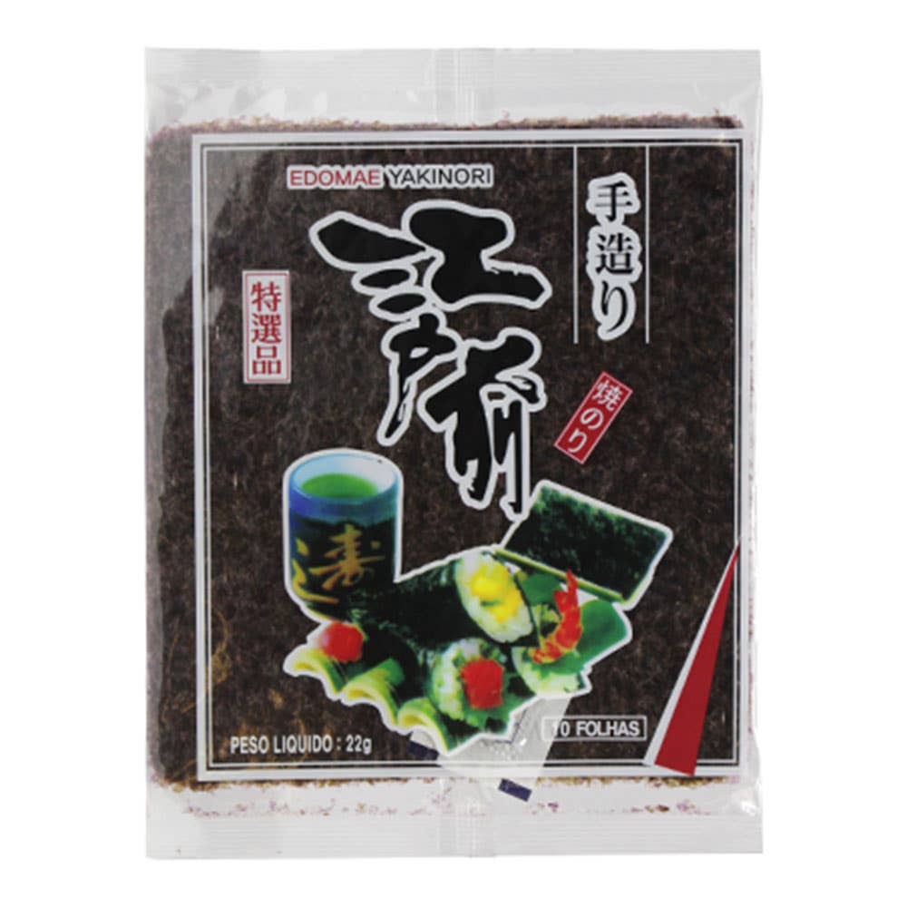 ALGA NORI EDOMAR 10 FOLHAS