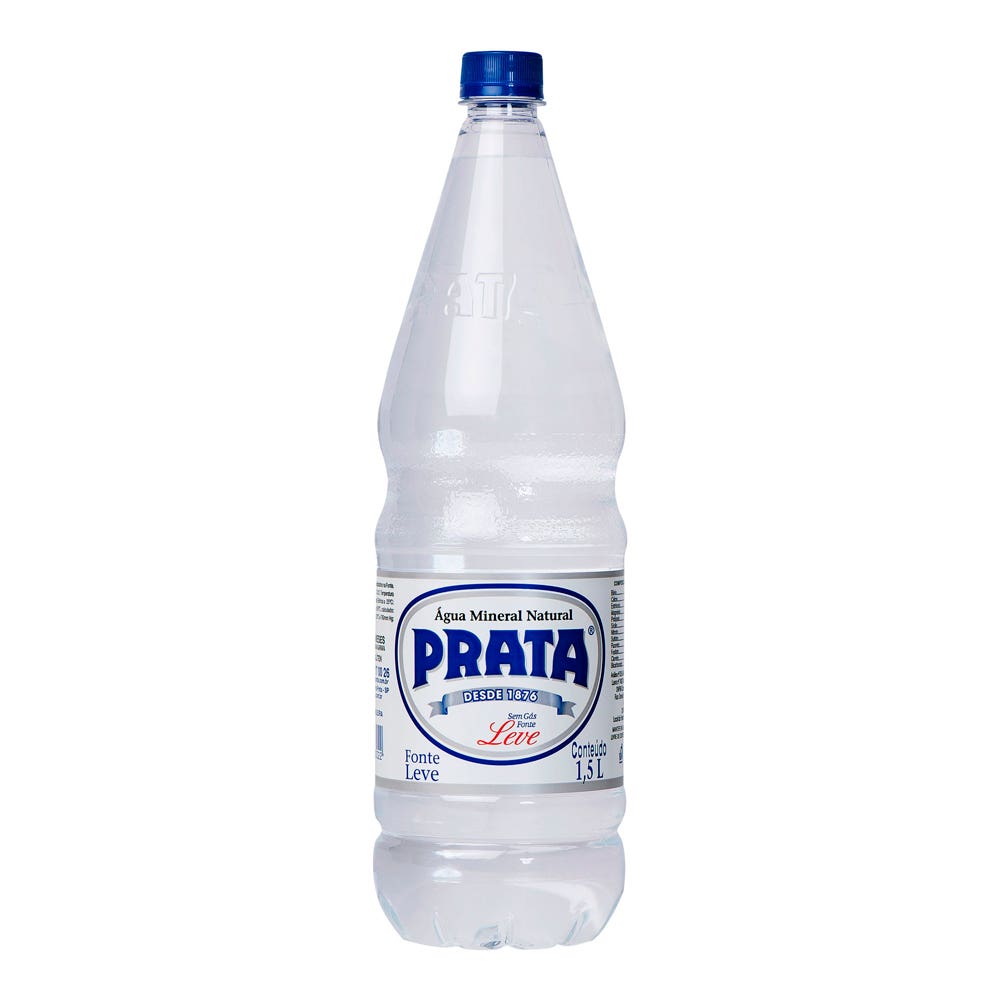Água Mineral Prata Sem Gás 1,5L