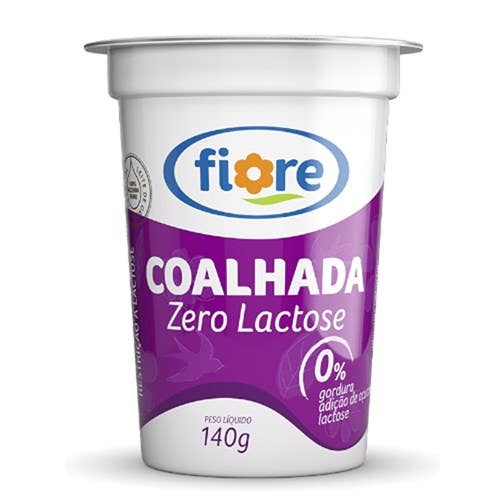 Coalhada Zero Lactose Fiore 140g