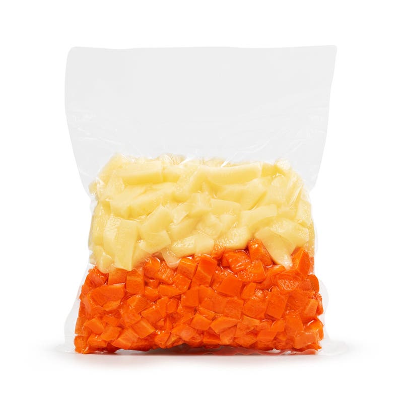 Cenoura e Batata Cortadinha