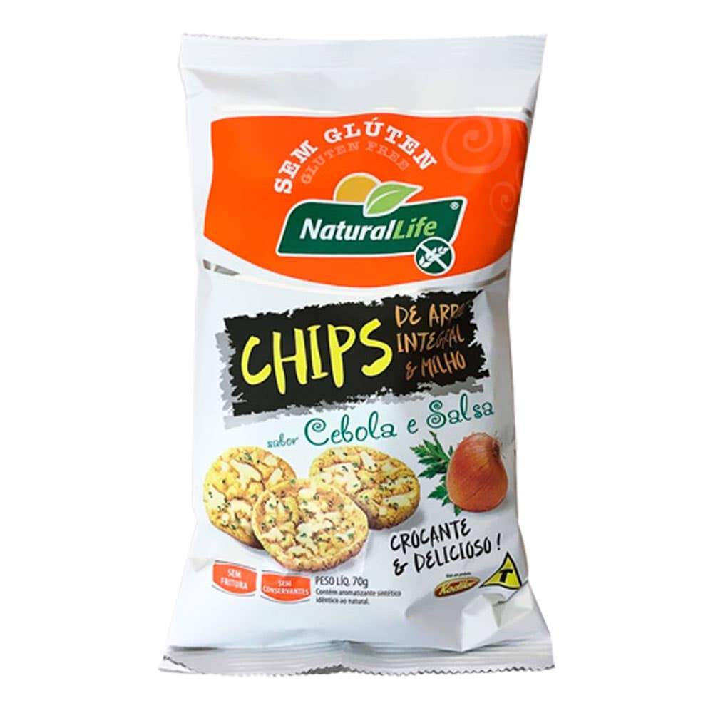 CHIPS ARROZ CEBO SALSA S GLU KODILAR 70G
