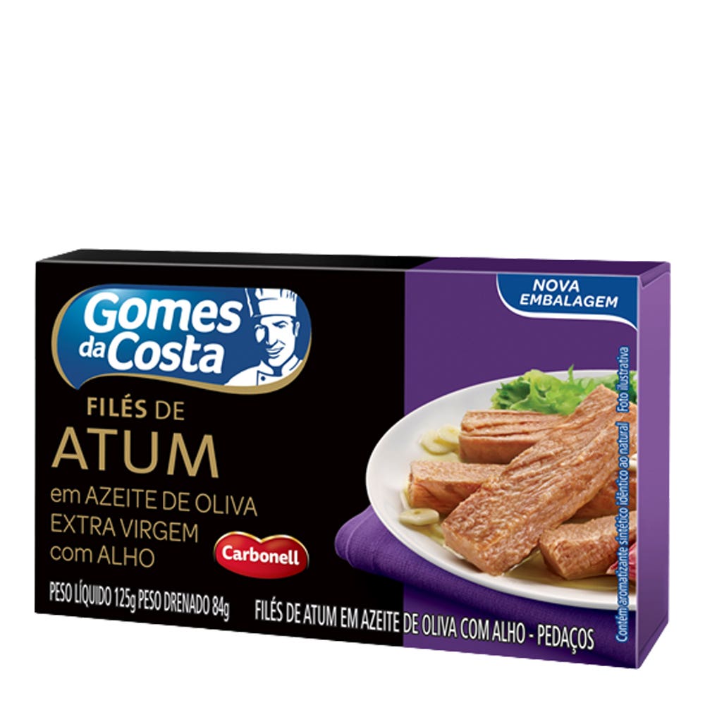FILE DE ATUM COM ALHO GDC 125G