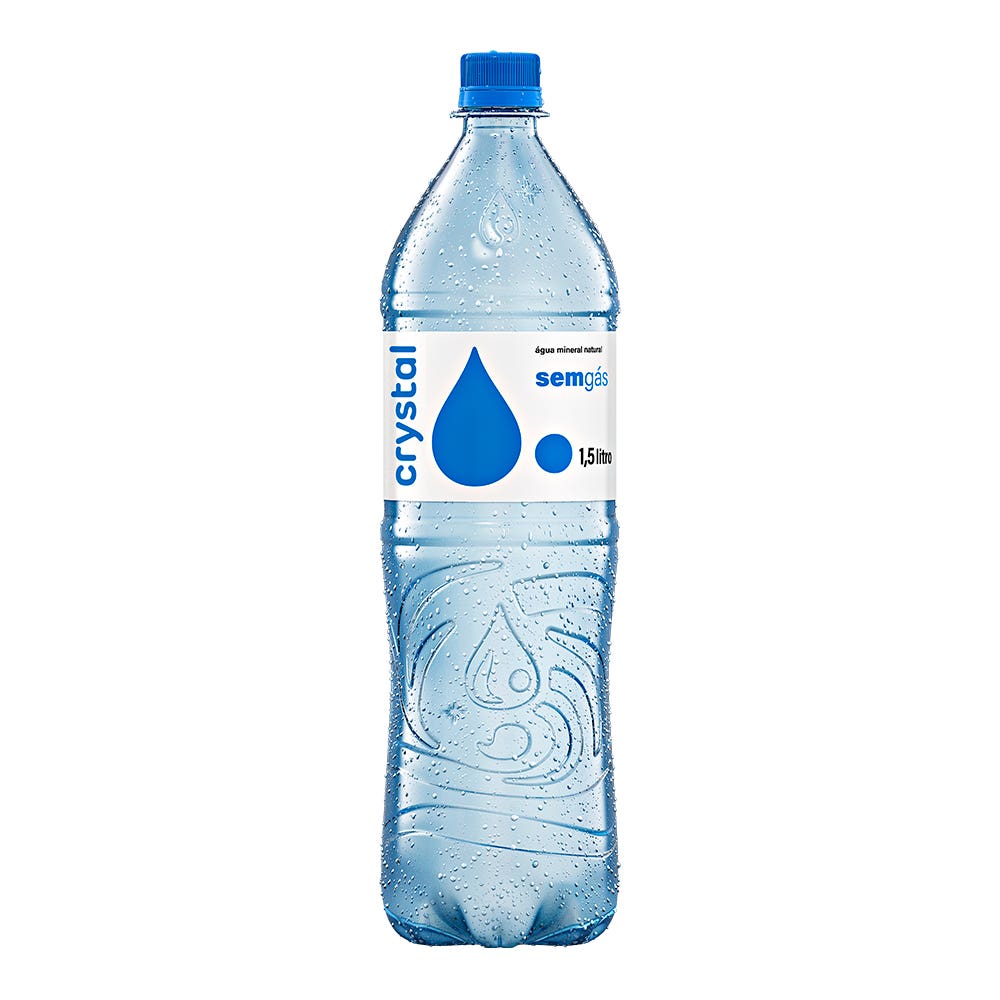 Água Mineral Crystal sem Gás 1,5L