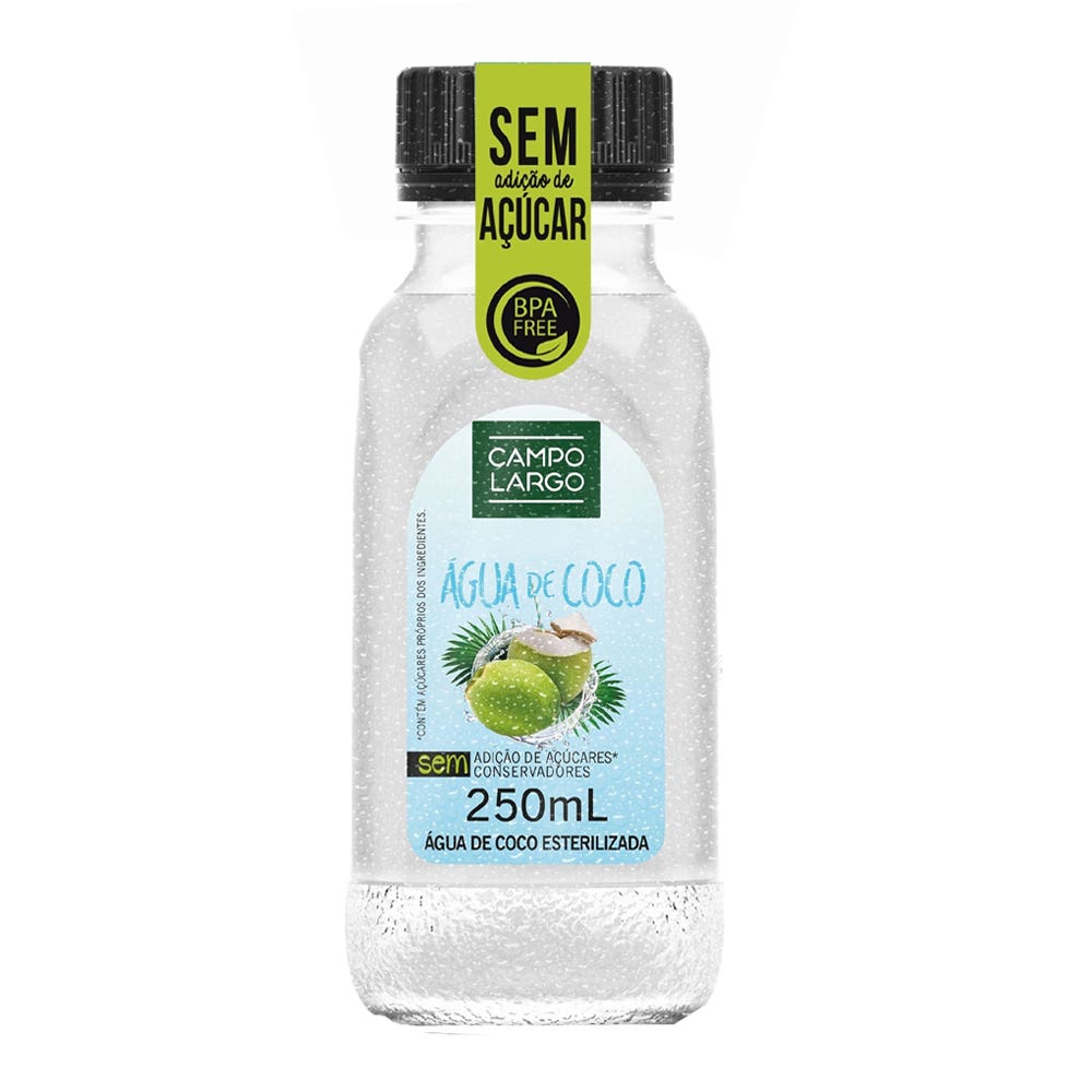 Água de Coco Campo Largo 250ml