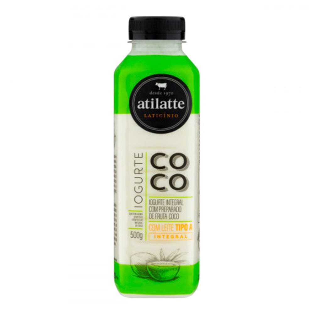 Iogurte Integral Coco Atilatte 500G