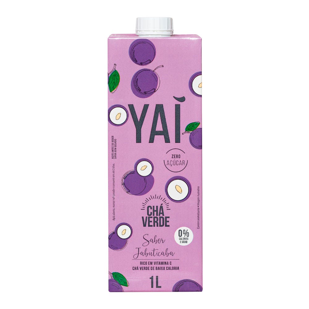 Chá Verde Sabor Jabuticaba Yaí 1L