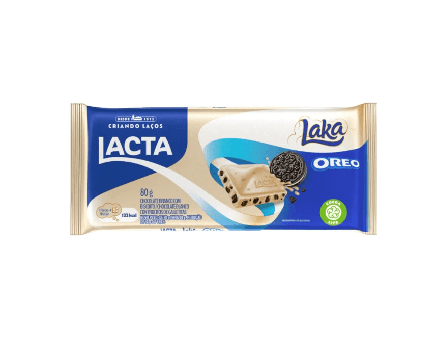 Chocolate Laka e Oreo Lacta 80g