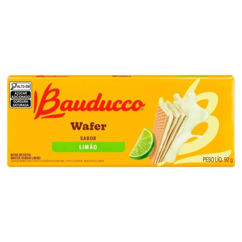 Biscoito Wafer Limão Bauducco 92g