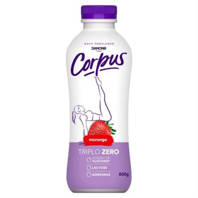 Iogurte de Morango Corpus Danone 800g