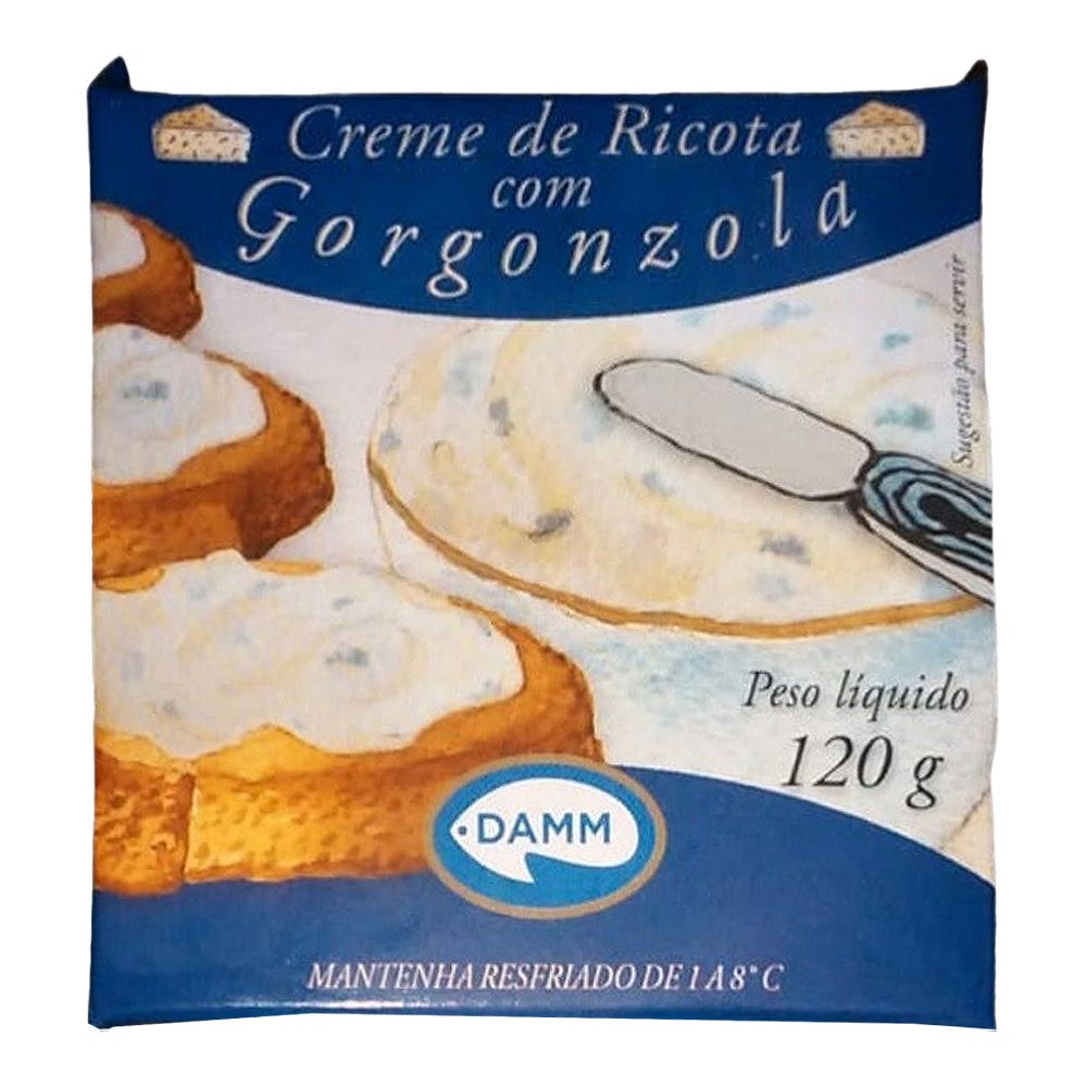 Creme de Ricota Gorgonzola Damm 120g