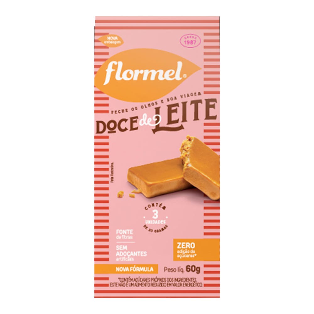 Doce De Leite Zero Flormel 60G