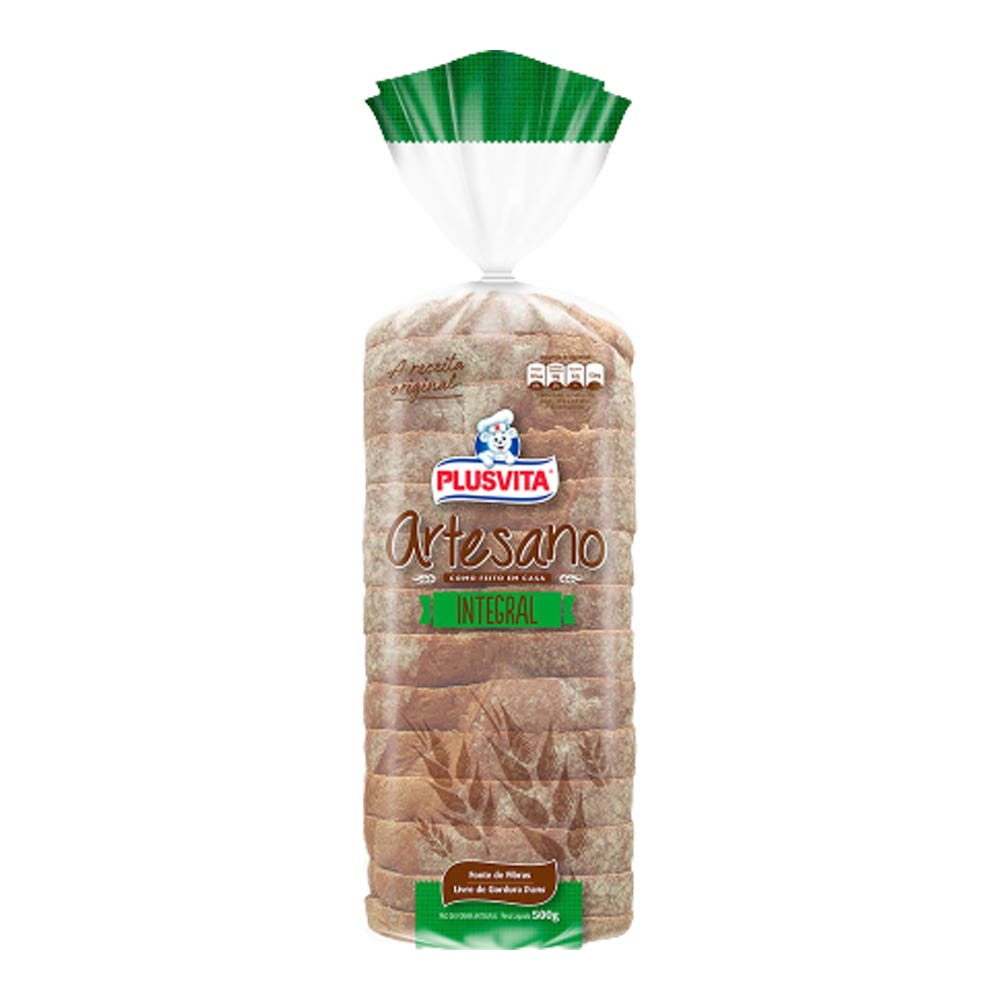 Pão Artesanal Integral 500G