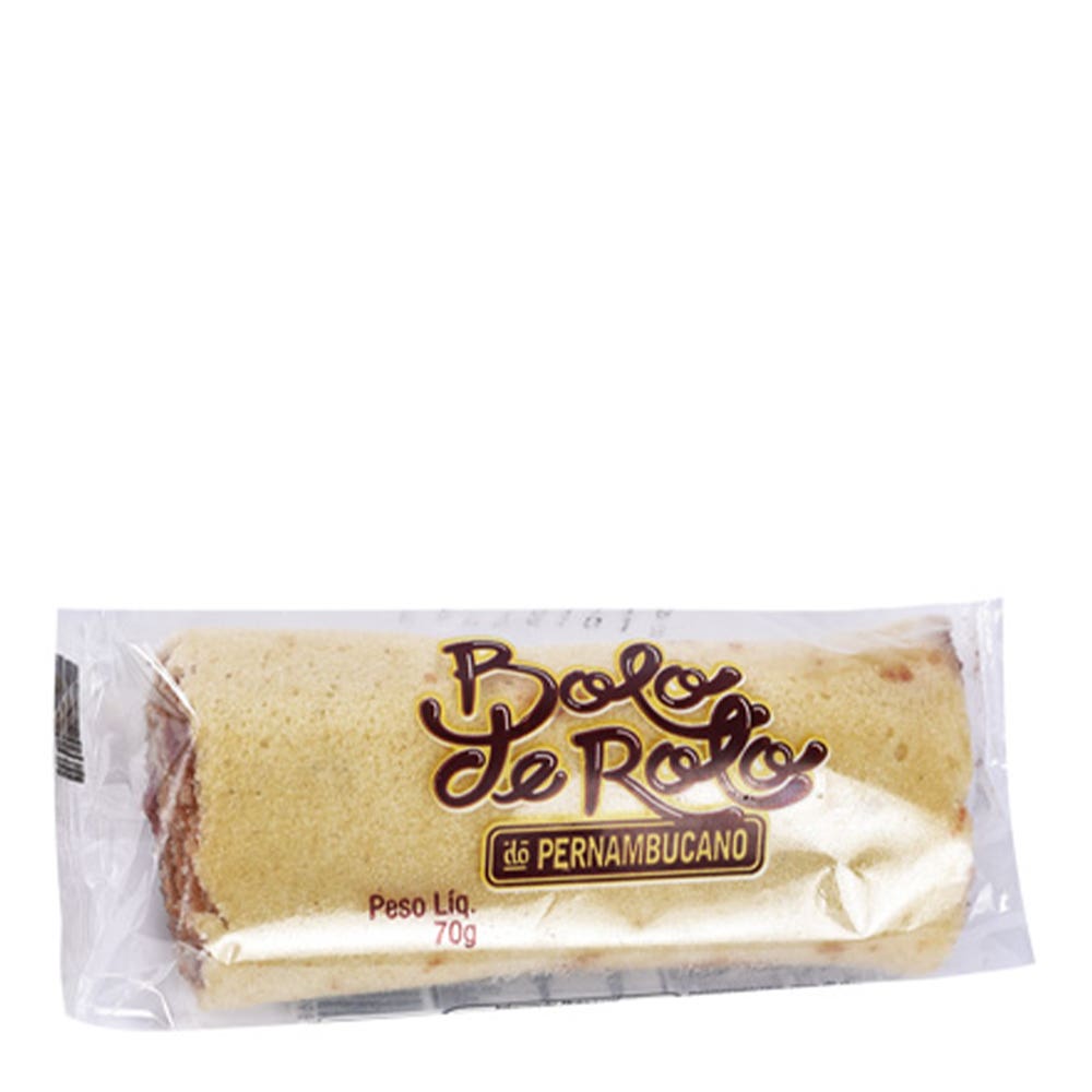 Mini Bolo Rolo Sem Glúten Do Pernambucano 70G