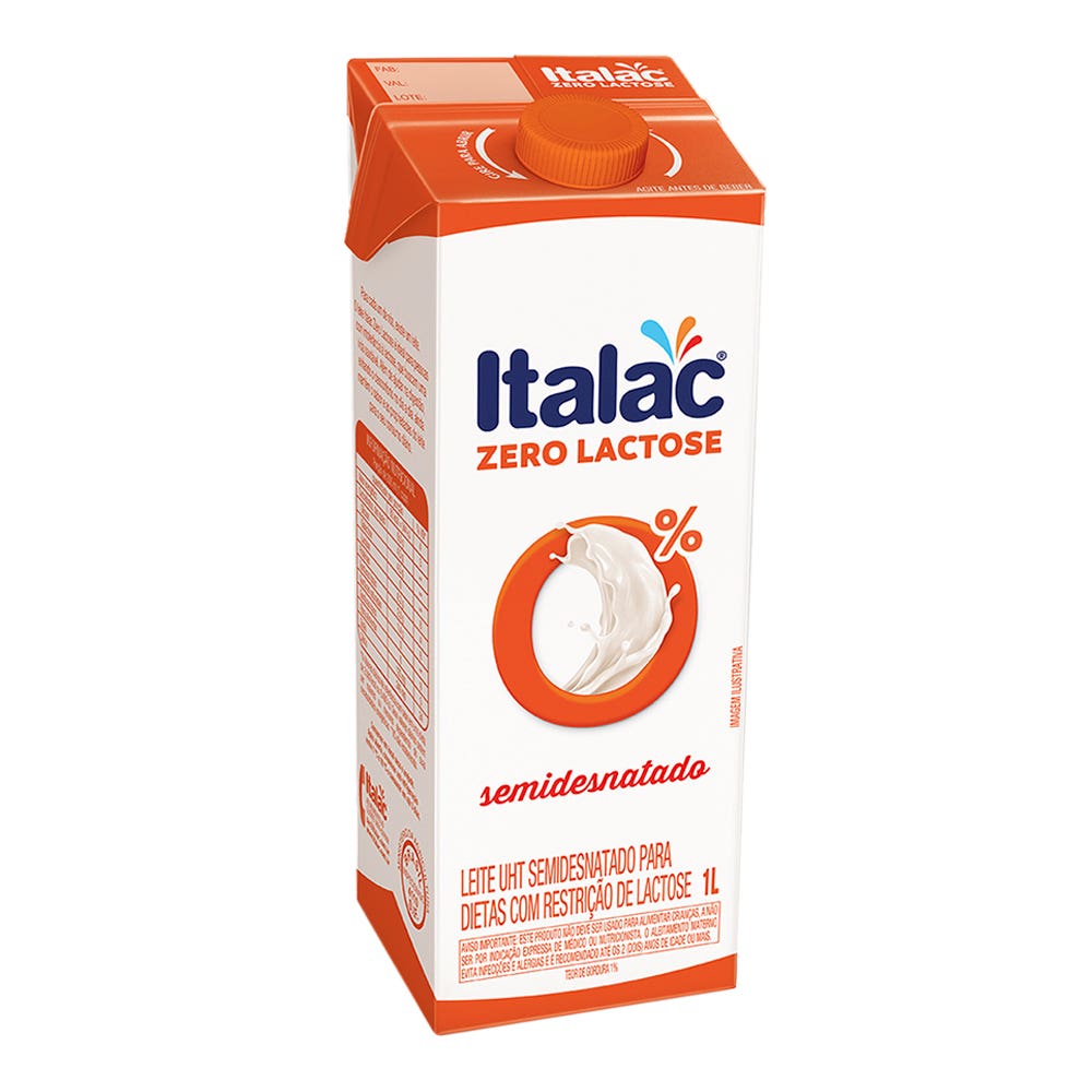 Leite Uht Sem Lactose Italac 1Lt