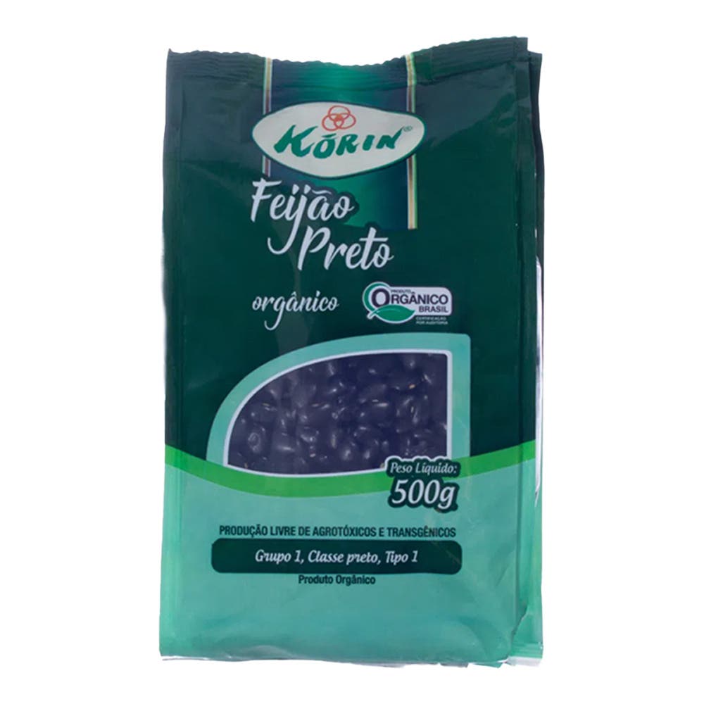 Feijão Preto Orgânico Korin 500G