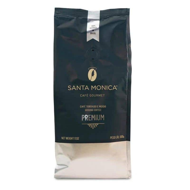 Café Premium Torrado e Moído Santa Monica 500g