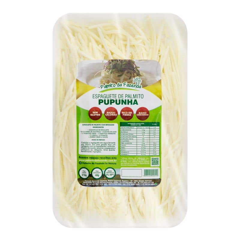 Palmito Pupunha Spaghetti 210g