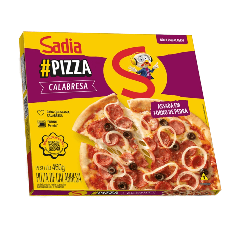 Pizza Calabresa Sadia 460g