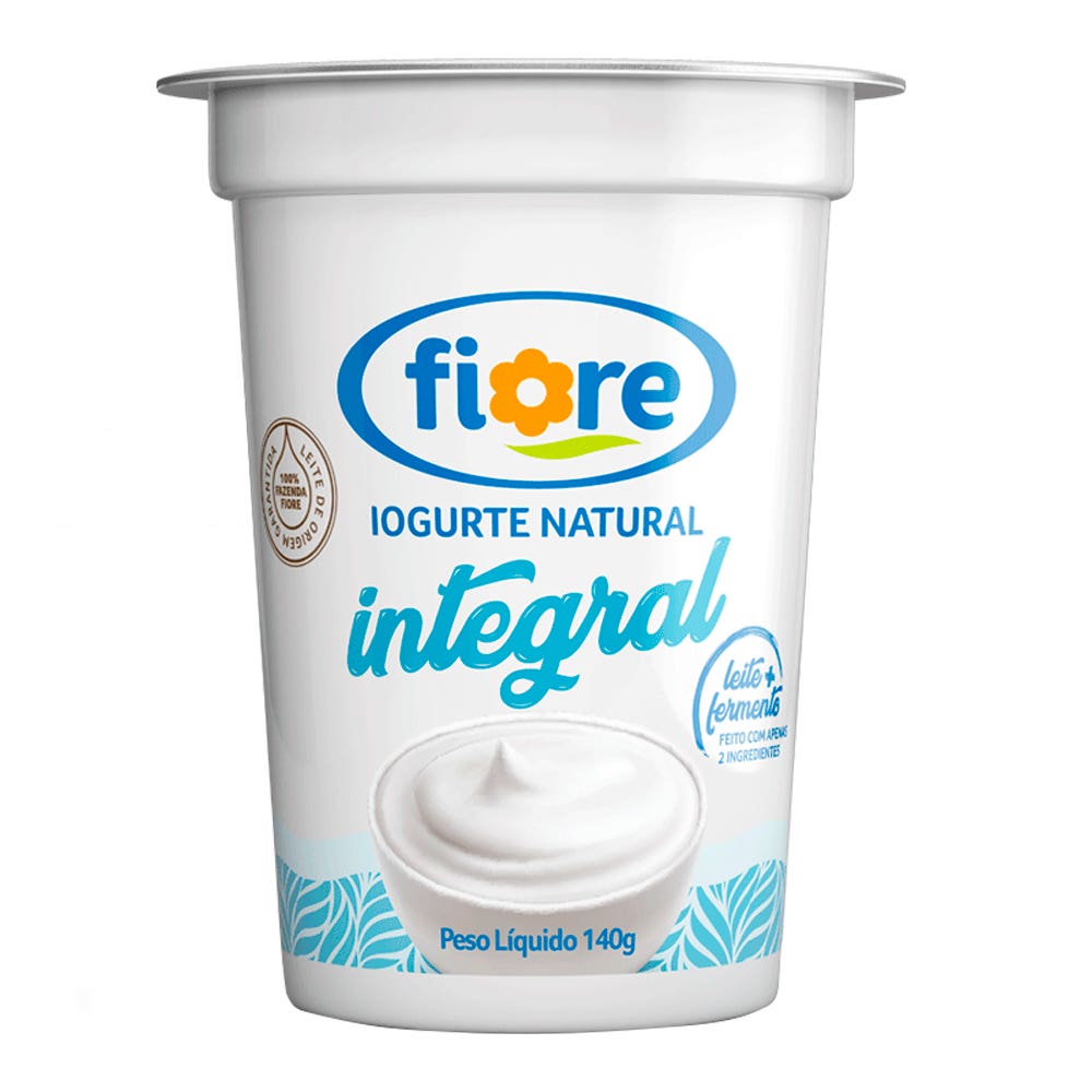 Iogurte Natural Integral Fiore 140G