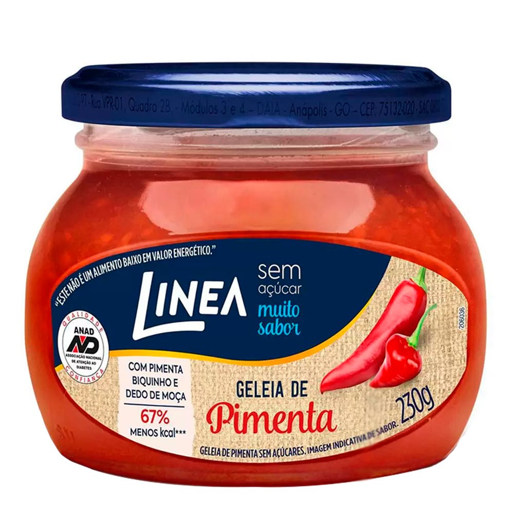 Geleia de Pimenta Vermelha Zero Linea Unidade