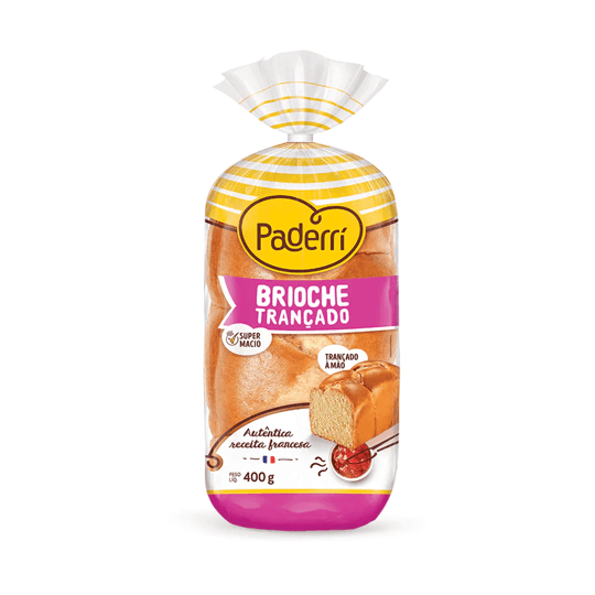 Pão Brioche Trançado Paderri 400g