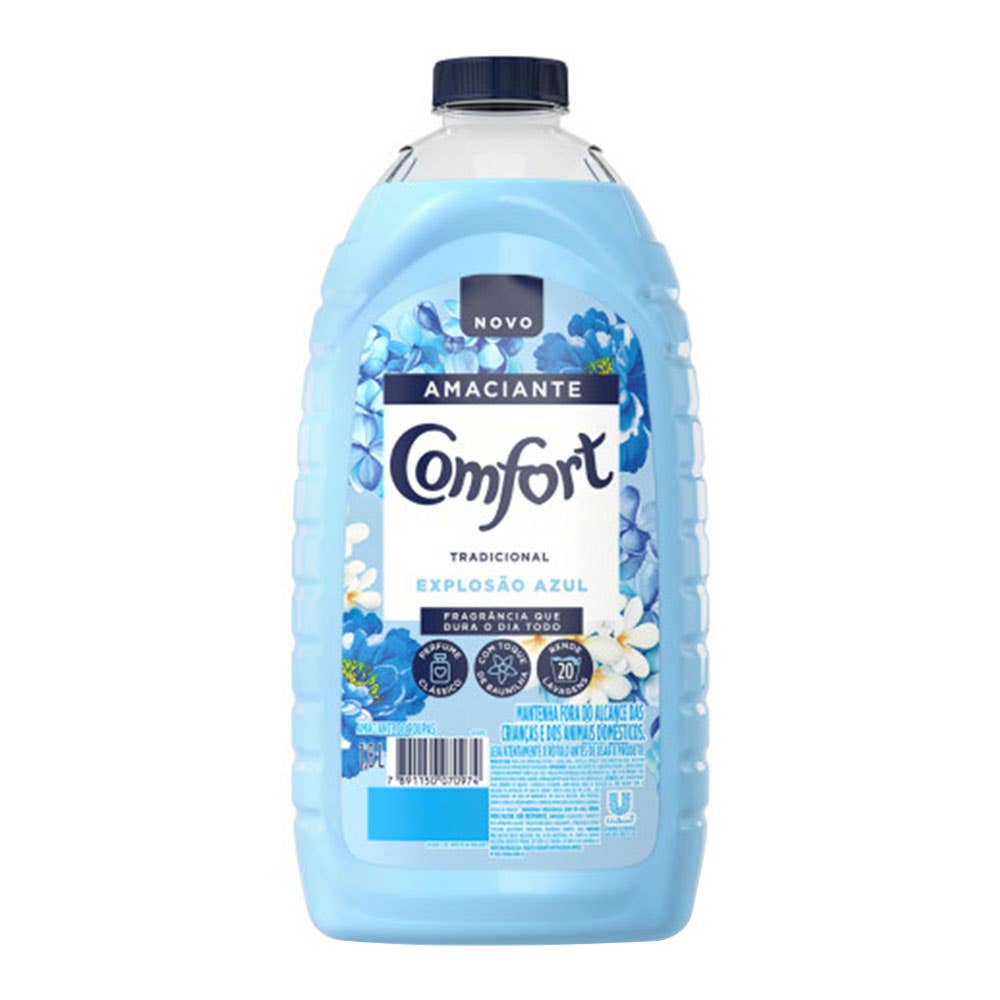 Amaciante Comfort Tradicional Explosão Azul 1.8L