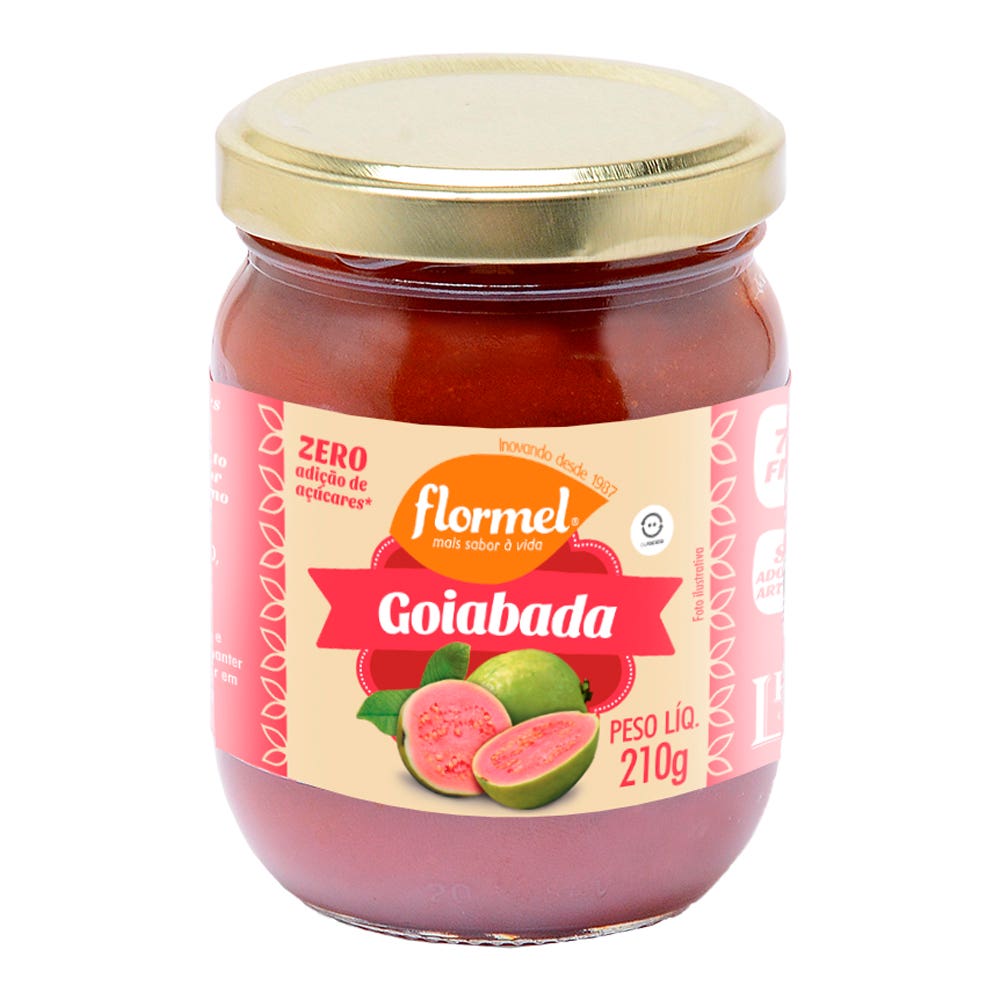 Goiabada Cremosa Zero Flormel 210G