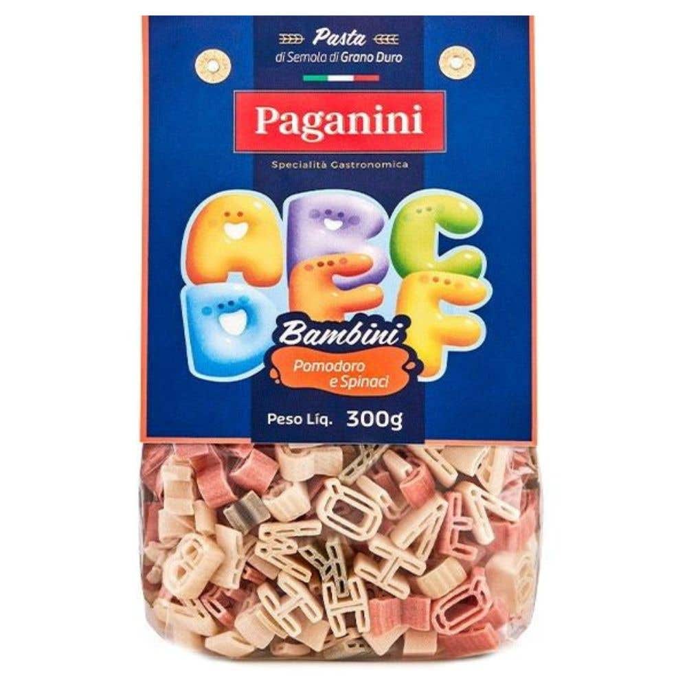 Massa Bambini Letrinhas Paganini 300g