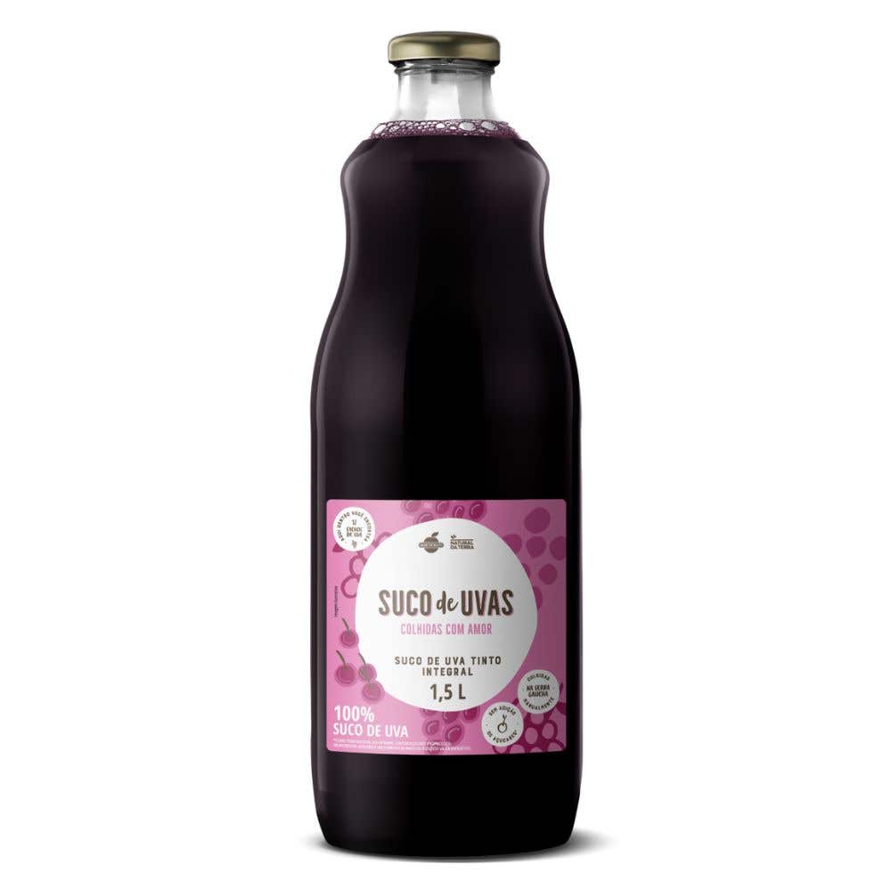 Suco de Uva Integral Natural da Terra 1,5L