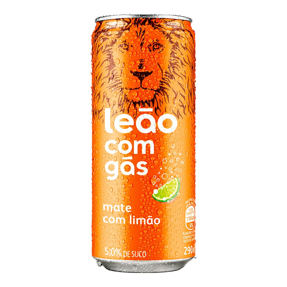 MATTE  LEAO LIMAO COM GAS 290ML