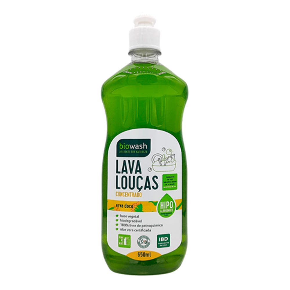 Detergente Erva Doce Biowash 650Ml