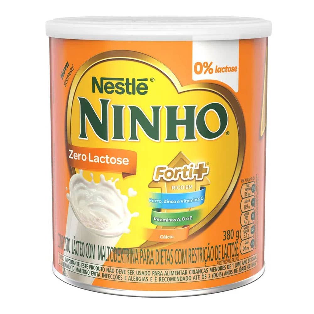 Composto Lácteo Ninho Zero Lactose 380G
