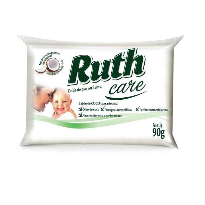 Sabão em Barra de Coco Ruth 90g