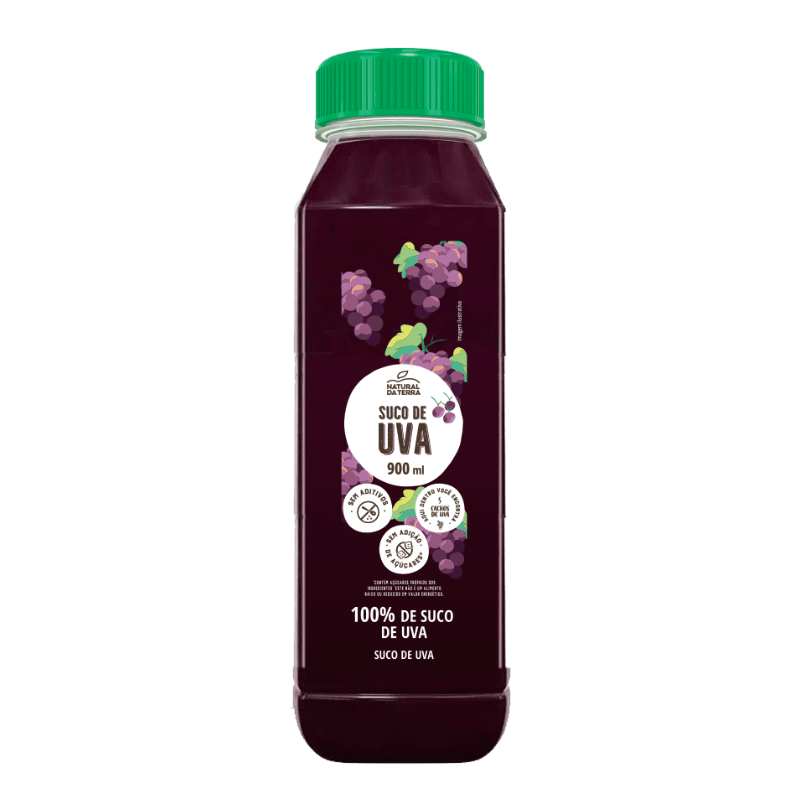 Suco de Uva Natural da Terra 900ml
