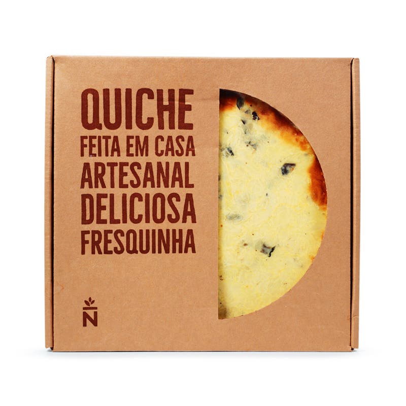 Quiche de Queijo com Cogumelos 780g