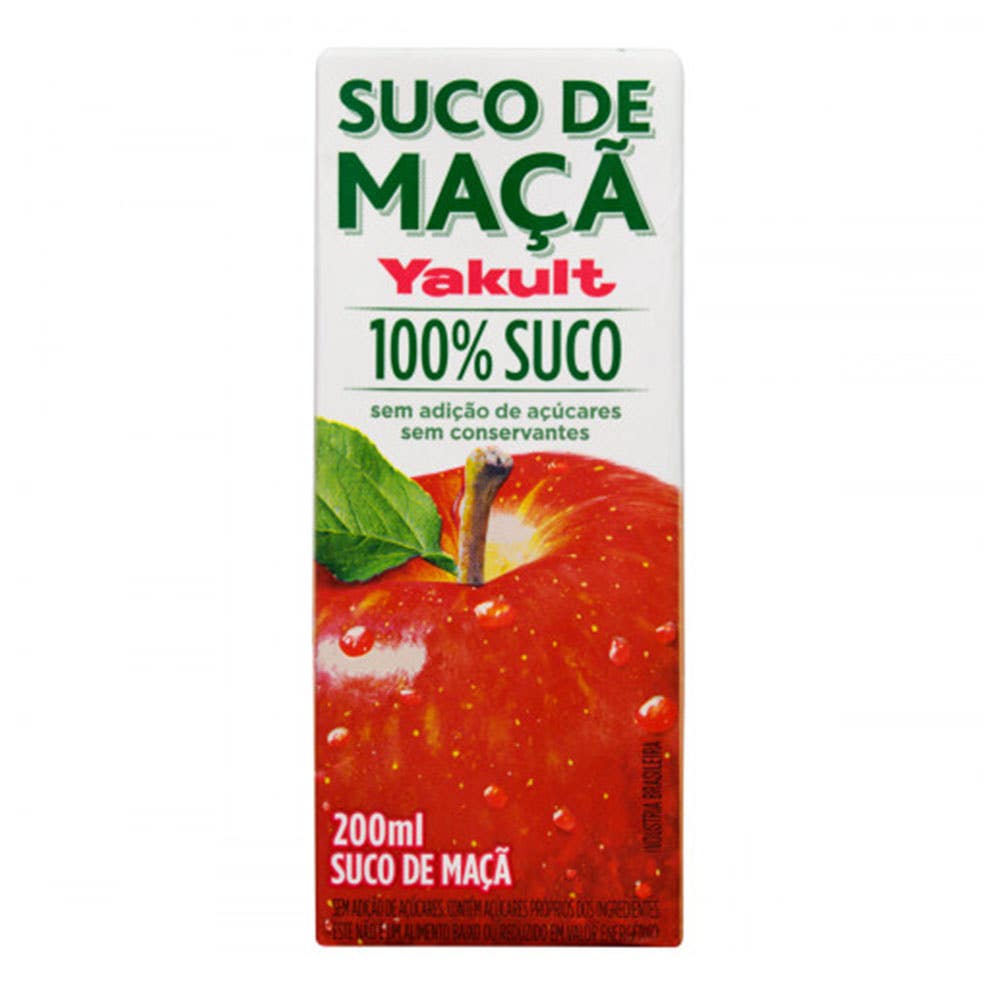 Suco Maçã Yakult Caixa 200Ml