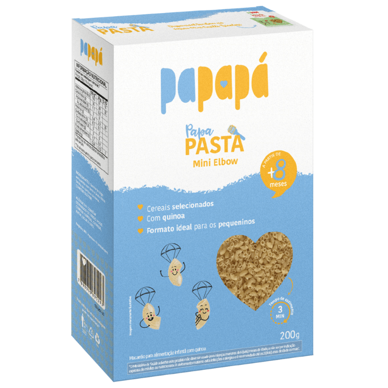 Macarrão Infantil Mini Elbow Papapa 200g