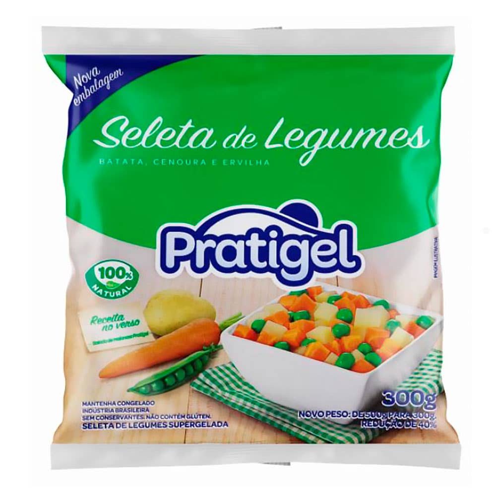 SELETA DE LEGUMES PRATIGEL 300G