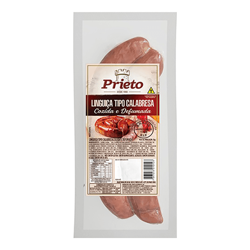 Linguiça Calabresa Tradicional Prieto 220g