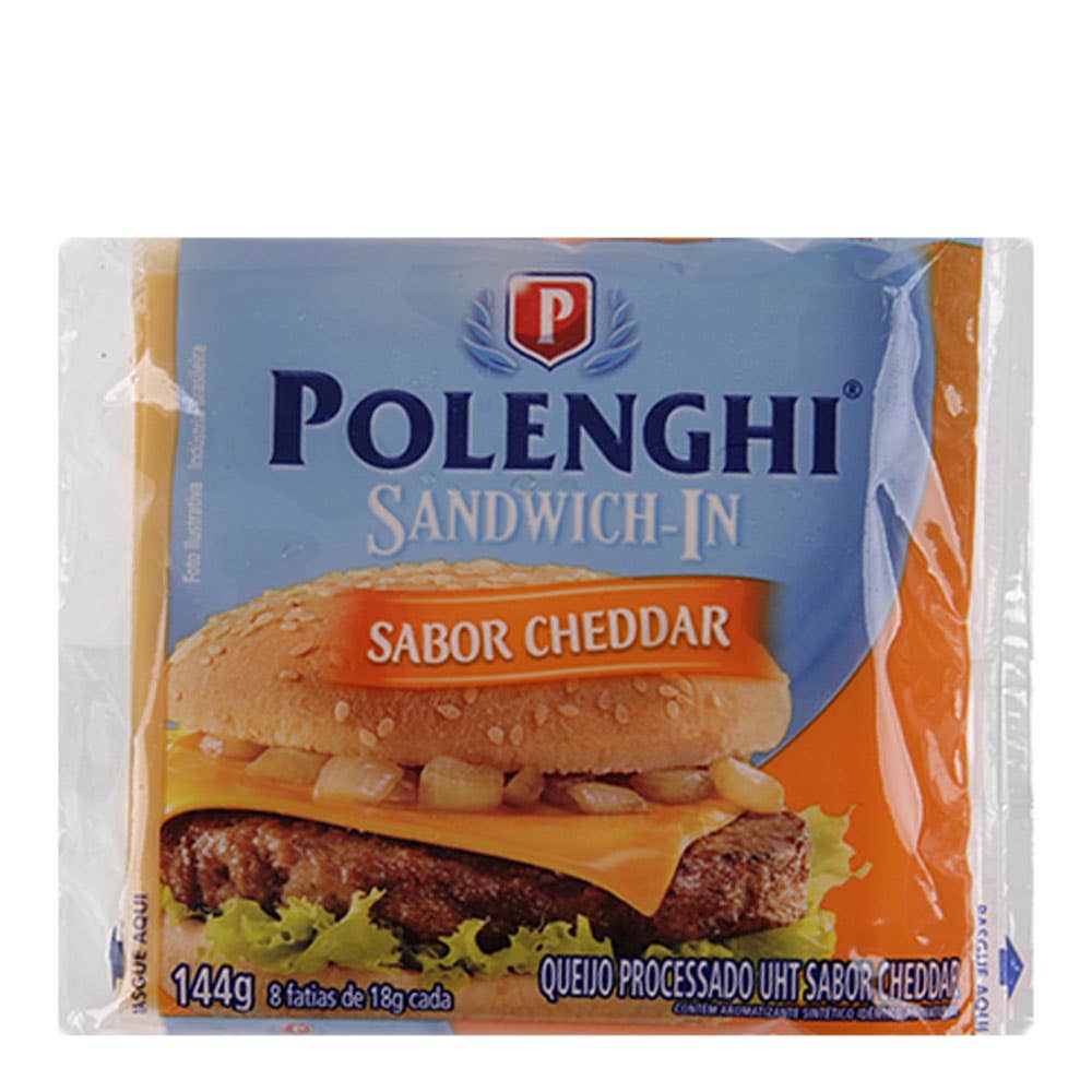 POLENGUINHO POLENGHI CHEDDAR 144G