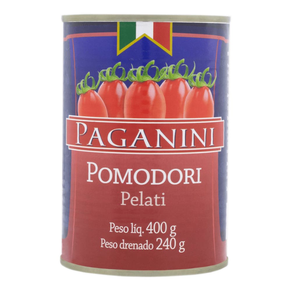 Tomate Pelado Paganini Lata 240G