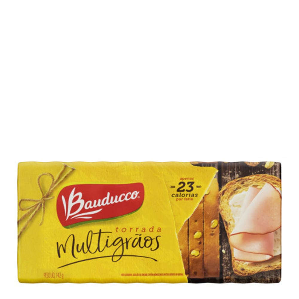 Torrada Bauducco Multigrãos Embalagem 142G