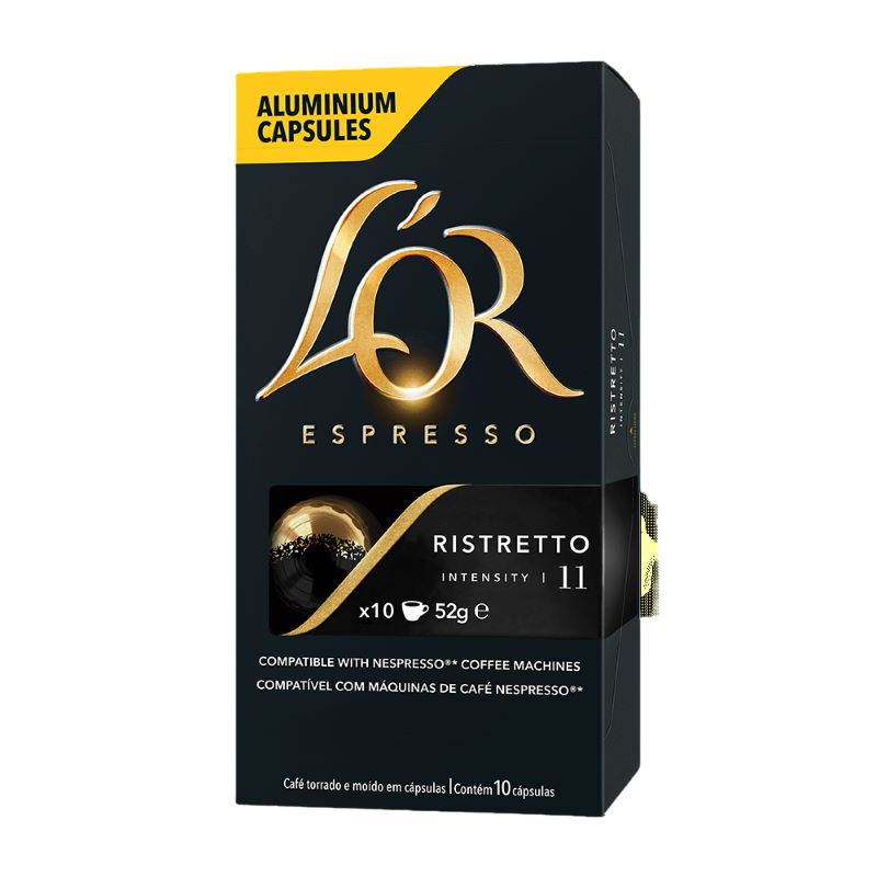 Café Espresso Ristretto em Cápsula L'OR 52g