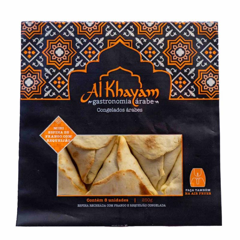 Mini Esfiha de Frango com Requeijão Al Khayam 250g