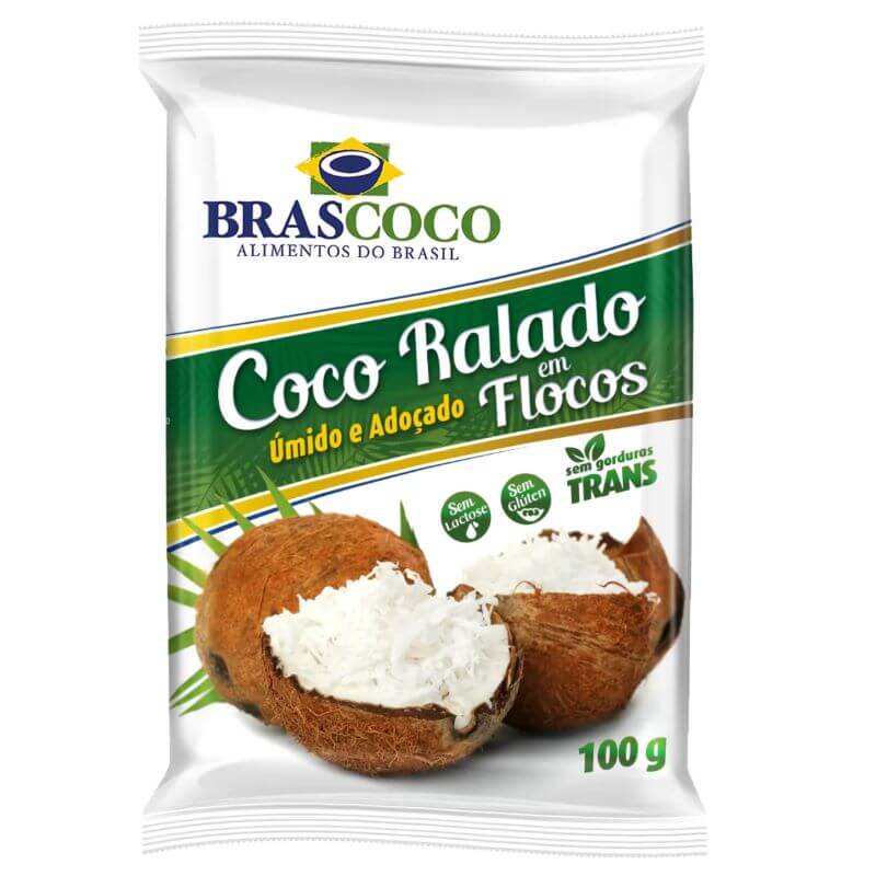 COCO RALADO FLOCO UM ADOÇ BRASCOCO 100G