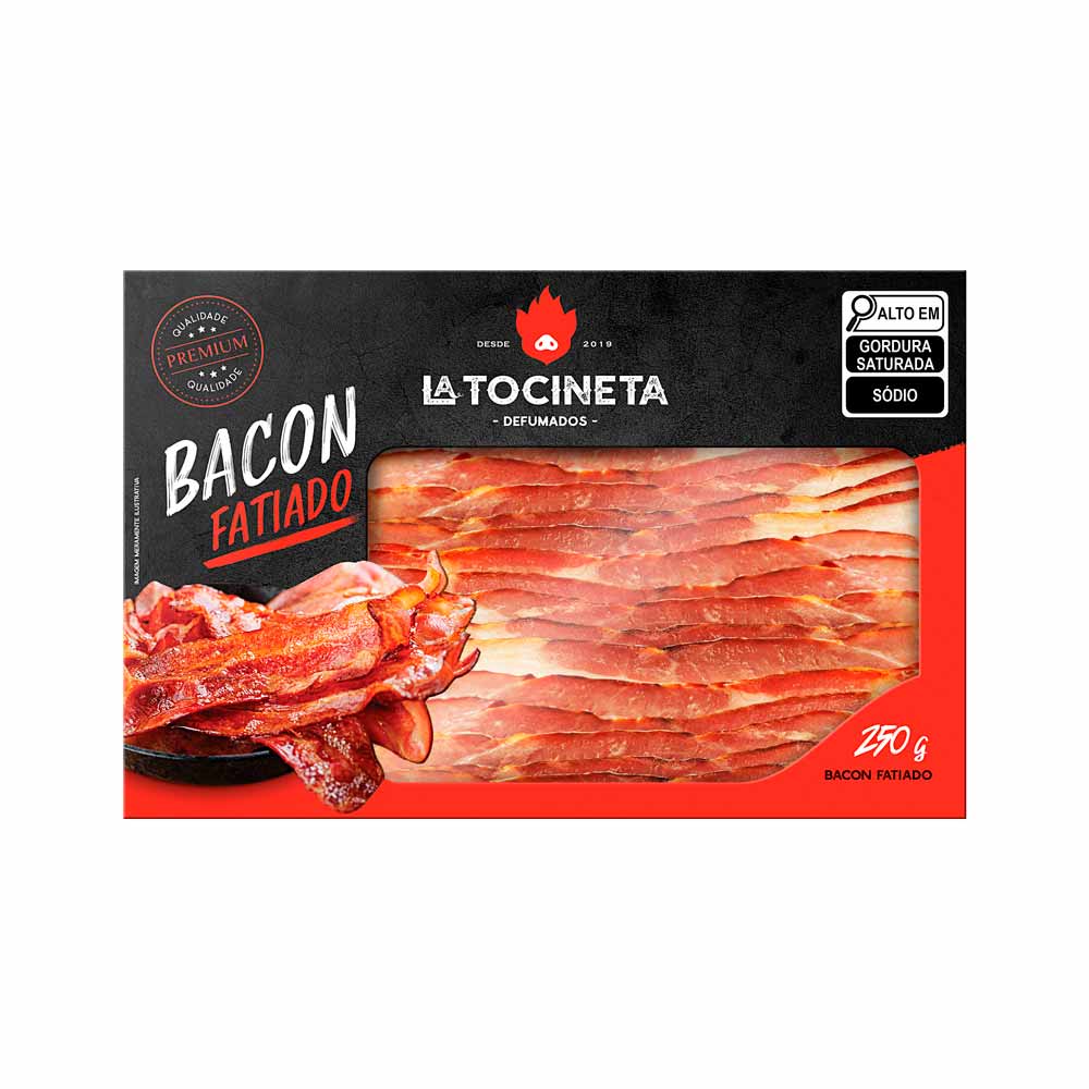 Bacon Artesanal Fatiado La Tocineta 250g