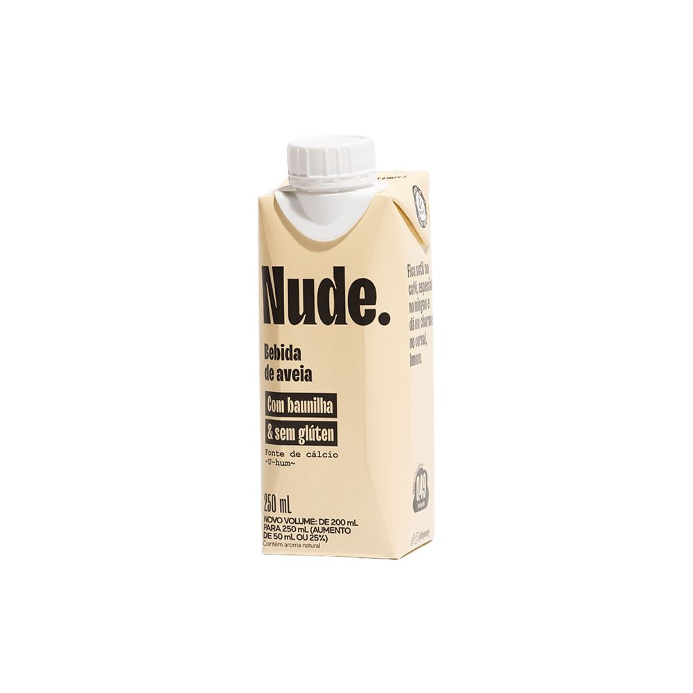 Bebida de Aveia To Go Baunilha Nude 250ml