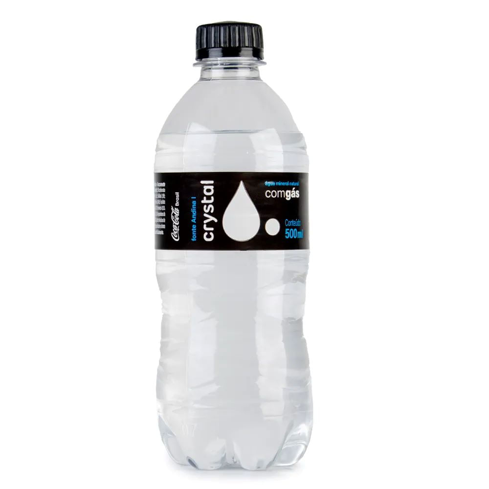 Água Mineral com Gás Crystal Gelada 500ml