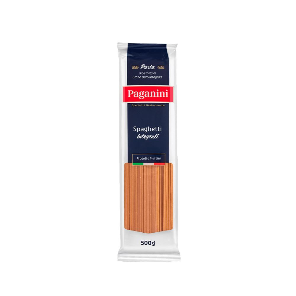 Macarrão Italiana Spaghetti Integral Paganini 500g